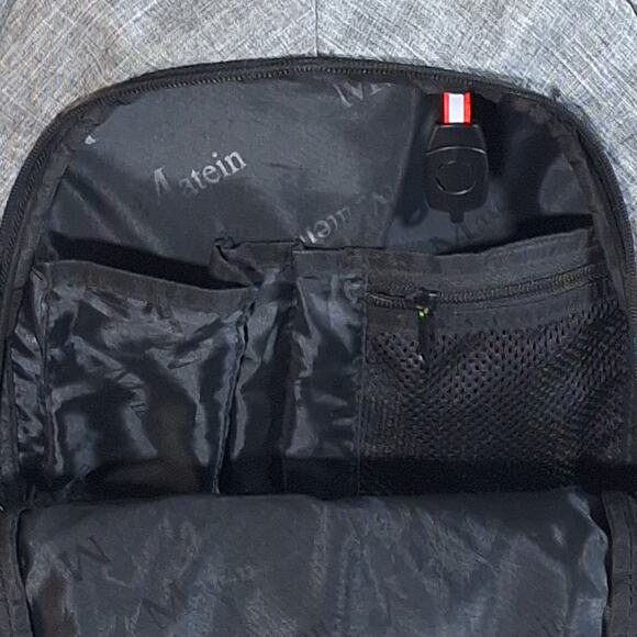 MATEIN Grey Laptop Backpack 15.6” USB Charging Port Water-Resistant Travel - Picture 8 of 16